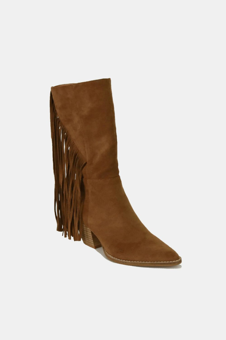 Trendsi Beast Fashion Suede Fringe Point Toe Boots