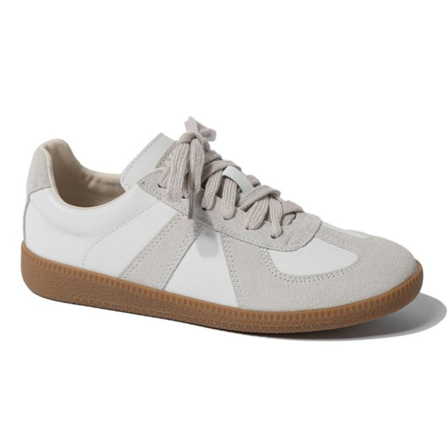 Trendsi Beige / 35(US4) Round Toe Flats Sneakers