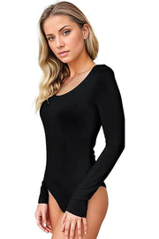 Bodysuits Basic Bae Full Size Round Neck Long Sleeve Bodysuit