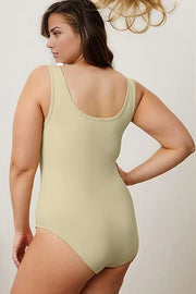 Bodysuits Square Neck Sleeveless Bodysuit