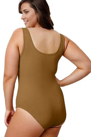 Bodysuits Square Neck Sleeveless Bodysuit