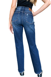 Trendsi Bottoms/Jeans Judy Blue High Waist Rigid Magic Heavy Destroy Straight Jeans