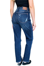 Trendsi Bottoms/Jeans Judy Blue High Waist Rigid Magic Heavy Destroy Straight Jeans