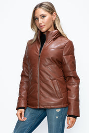 Trendsi Coats & Jackets How Dare U Pocketed Zip Up Puffer Jacket with Removable Hood