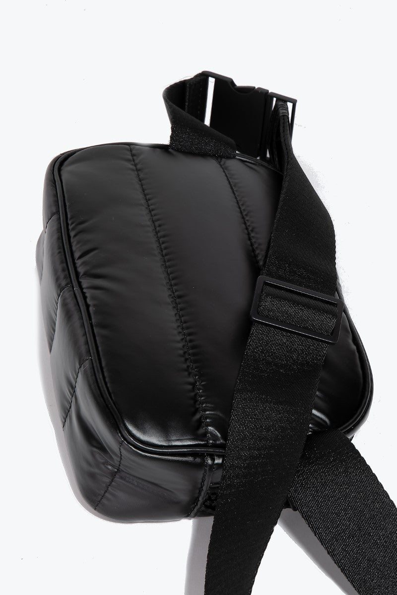 Trendsi Fame Quilted Nylon Crossbody Bag