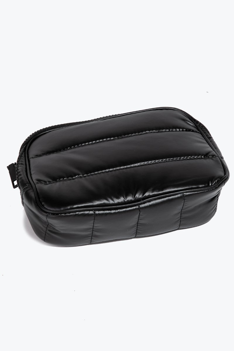 Trendsi Fame Quilted Nylon Crossbody Bag