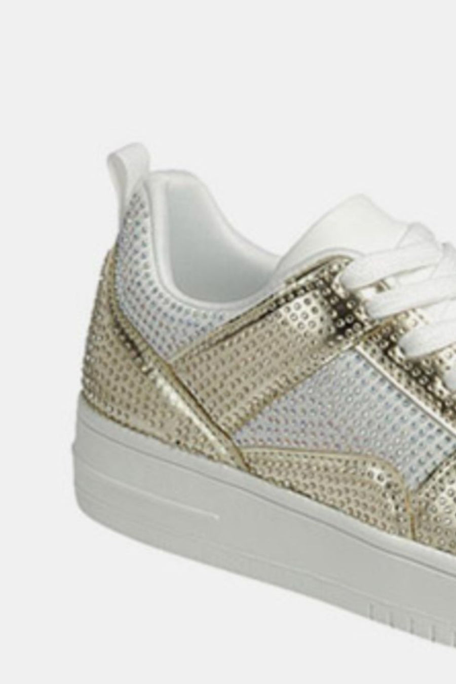 Trendsi Forever Link Rhinestone Platform Flat Sneakers