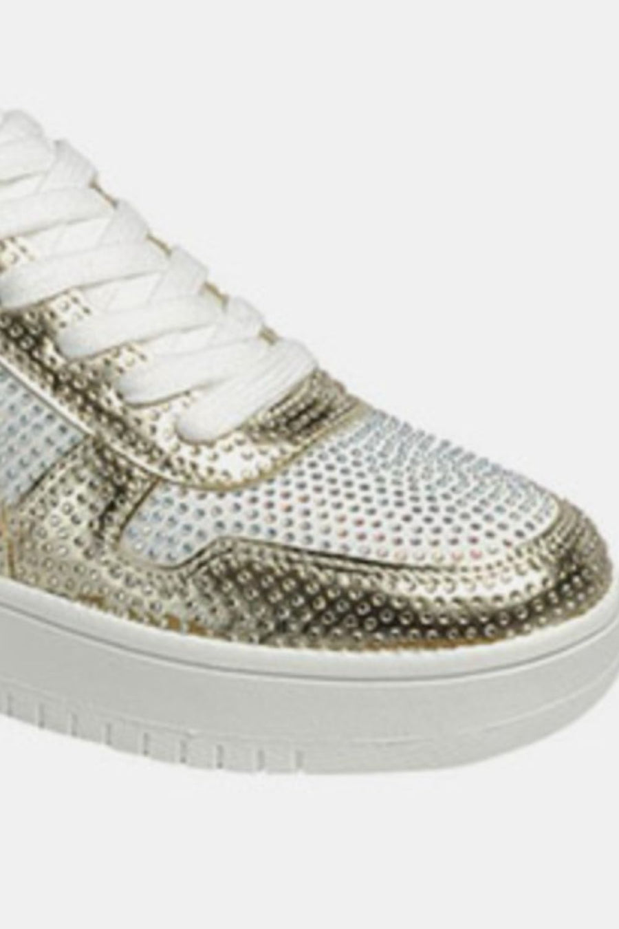 Trendsi Forever Link Rhinestone Platform Flat Sneakers