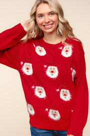 Trendsi Haptics Santa Sparkle Brushed Sweater