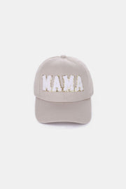 Trendsi Hats Ash Mocha / One Size MAMA Chenille Patch Baseball Cap