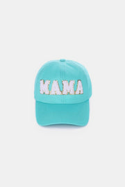 Trendsi Hats Mint / One Size MAMA Chenille Patch Baseball Cap