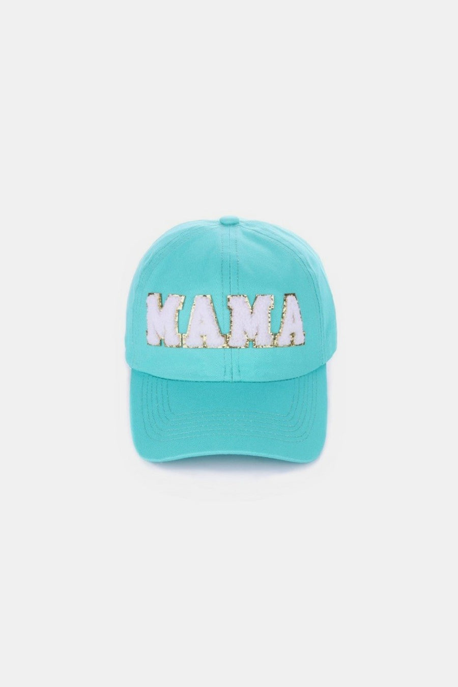 Trendsi Hats Mint / One Size MAMA Chenille Patch Baseball Cap