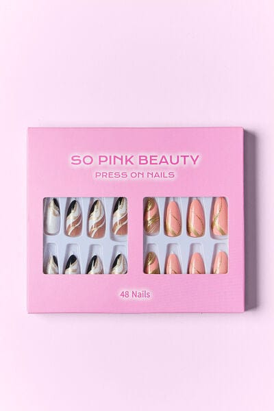 Trendsi Health & Beauty SO PINK BEAUTY Press On Nails 2 Packs