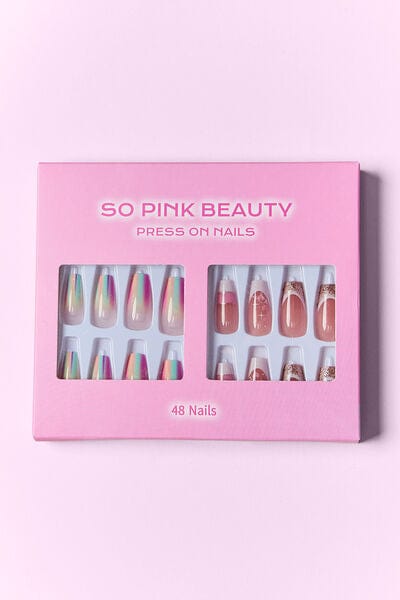 Trendsi Health & Beauty SO PINK BEAUTY Press On Nails 2 Packs