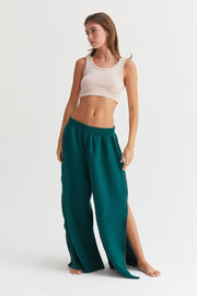 Trendsi HYFVE Wide-Leg Side Zipper Sweatpants