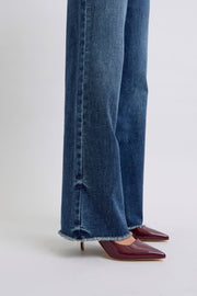 Trendsi Judy Blue Full Size Raw Hem Mid Rise Jeans