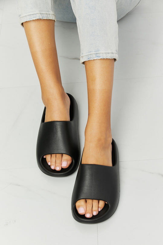 Trendsi NOOK JOI In My Comfort Zone Slides in Black