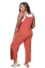 Trendsi overalls Double Take Wide Leg Overalls with Front Pockets