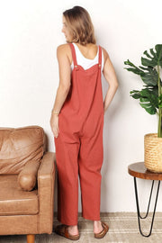 Trendsi overalls Double Take Wide Leg Overalls with Front Pockets