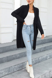 PRE-ORDER Open Front Pocketed Cardigan