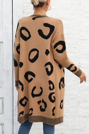 PRE-ORDER Printed Long Sleeve Cardigan with Pockets