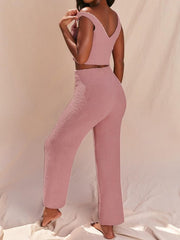 Pre-Order V-Neck Tank and Pants Set