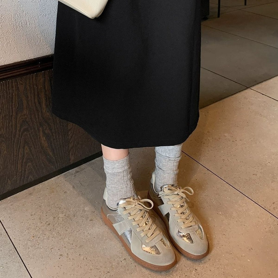 Trendsi Round Toe Flats Sneakers