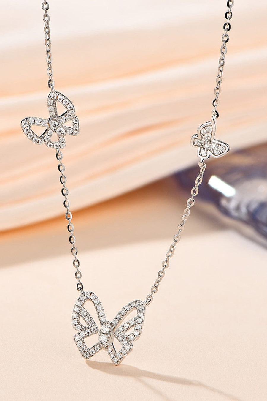 PRE-ORDER Moissanite Butterfly Shape Necklace