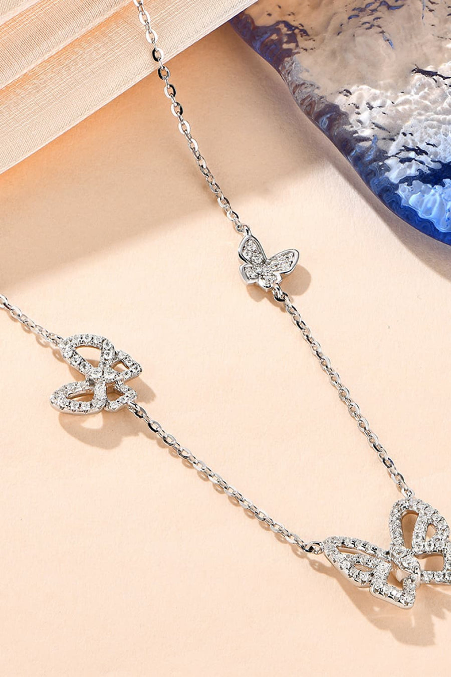 PRE-ORDER Moissanite Butterfly Shape Necklace