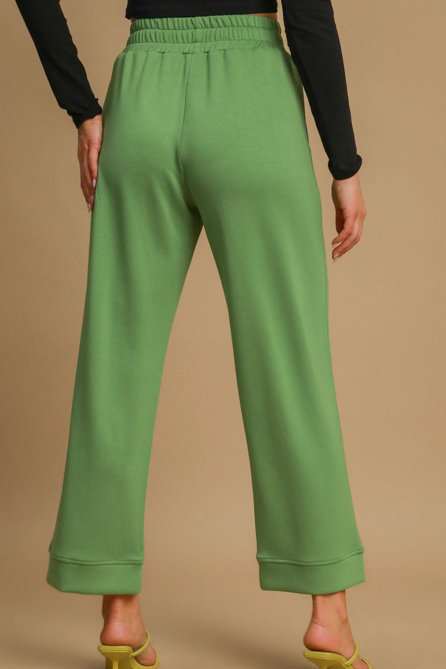 Trendsi Umgee Drawstring Wide Leg Pants with Pockets