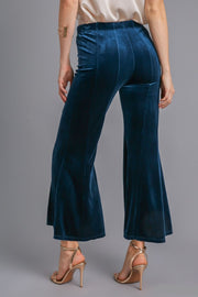 Trendsi Umgee High Rise Elastic Waist Flare Pants