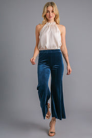 Trendsi Umgee High Rise Elastic Waist Flare Pants