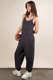 Trendsi VERY J Sleeveless Knit Comfy Casual Jumpsuit