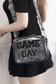 Trendsi Zenana GAME DAY Stadium Approved Transparent Crossbody Bag