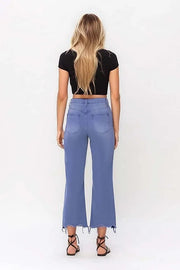 VERVET by Flying Monkey Jeans 90's Vintage Crop Flare Jeans