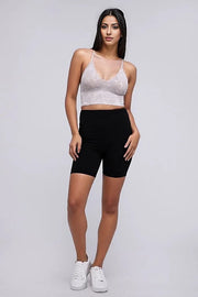 Washed Ribbed Bra Padded Tank Top